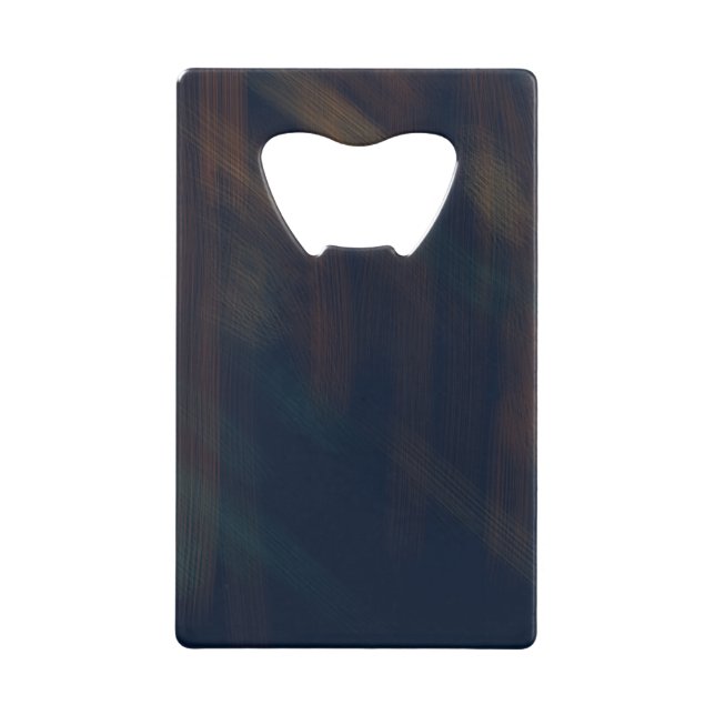 Abstract pattern credit card bottle opener (Front)