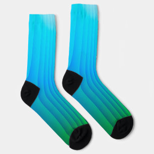 Abstract Pattern Crew Socks