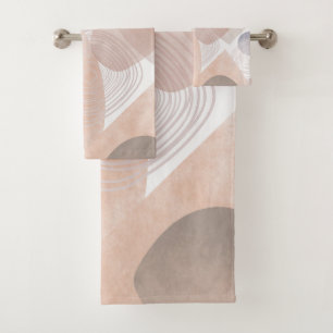 Abstract Pattern Design Bath Towel Set