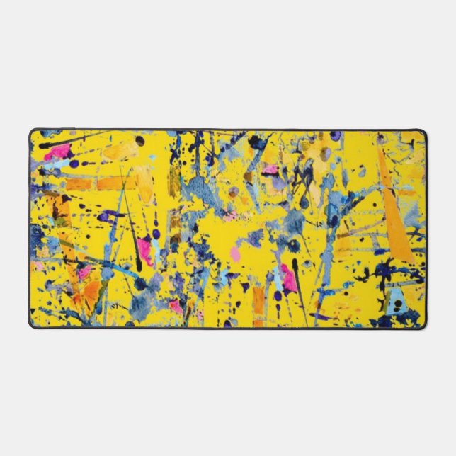 Abstract pattern desk mat (Front)
