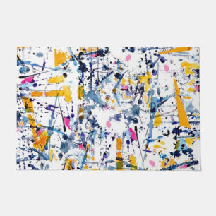Abstract pattern doormat