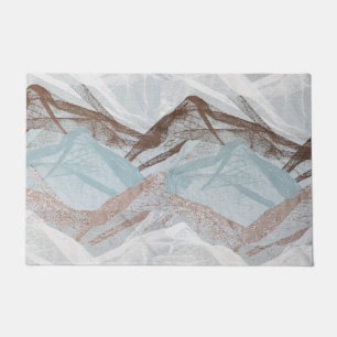 Abstract pattern doormat