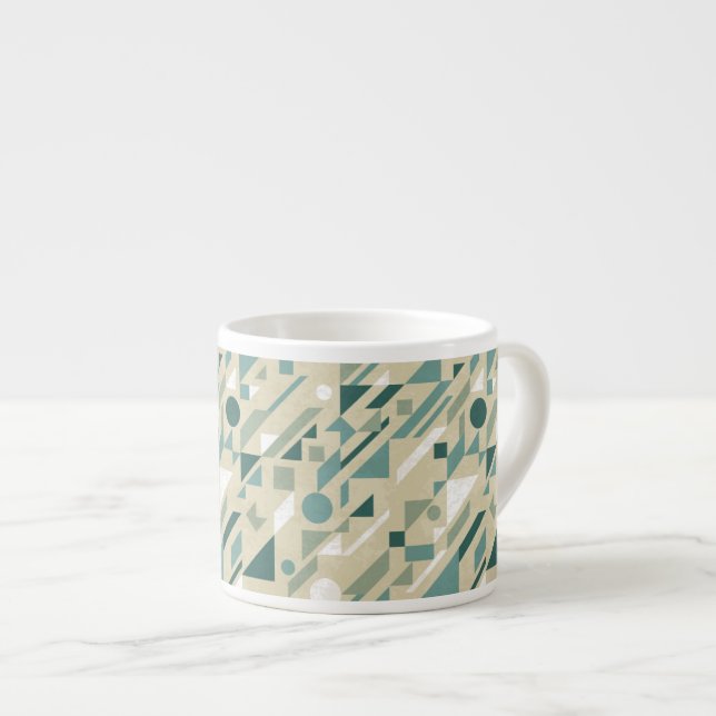 Abstract pattern espresso cup (Front Right)