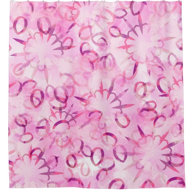 Abstract pattern ethnic design. Watercolor backgro (Front)