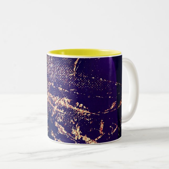 abstract pattern galaxy Two-Tone Coffee Mug (Front Right)