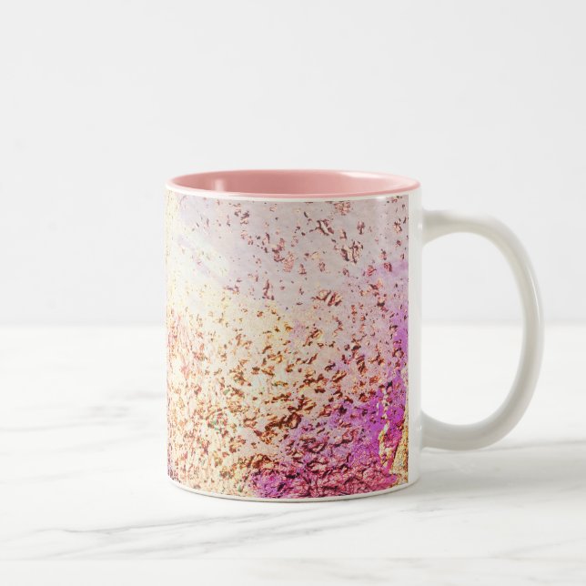 abstract pattern galaxy Two-Tone Coffee Mug (Right)