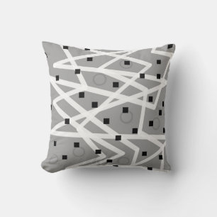 abstract pattern geometric modern design pillow