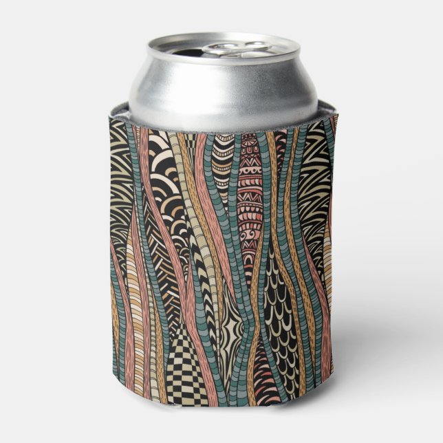 Abstract pattern in ethnic style can cooler (Can Front)