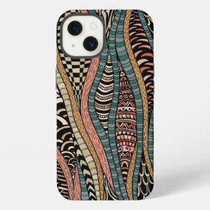 Abstract pattern in ethnic style iPhone 13 case