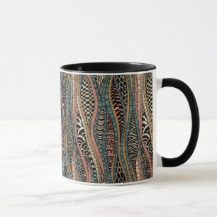 Abstract pattern in ethnic style mug