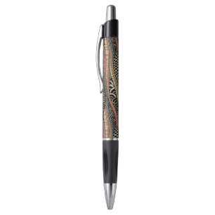 Abstract pattern in ethnic style pen