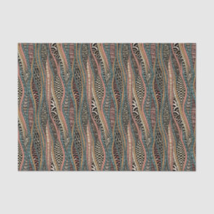 Abstract pattern in ethnic style tissue paper