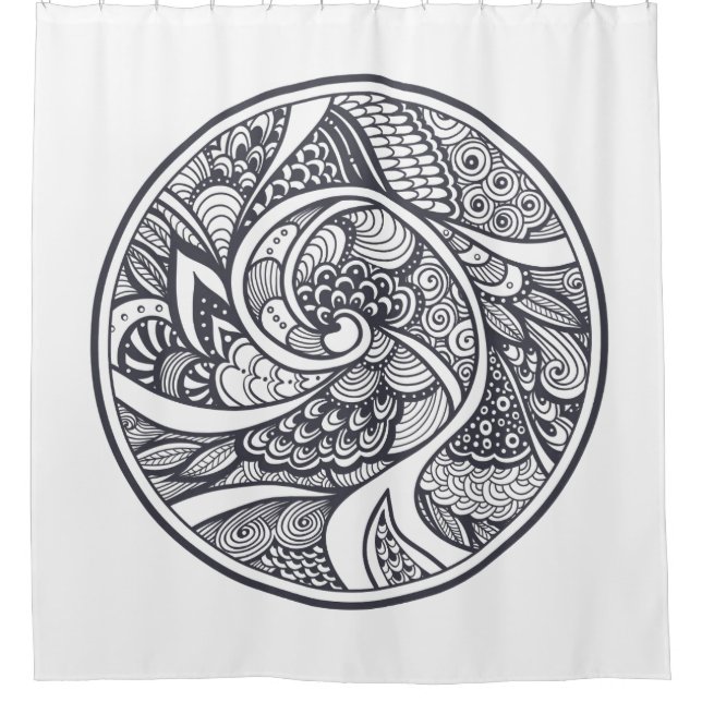 Abstract Pattern In Zen-Doodle Style (Front)