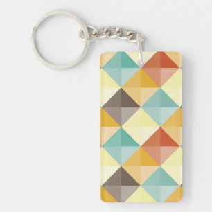 Abstract pattern keychain