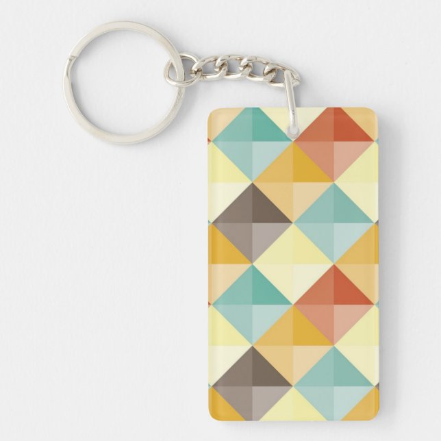 Abstract pattern keychain (Front)