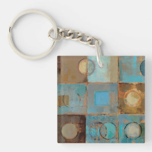 Abstract Pattern Keychain