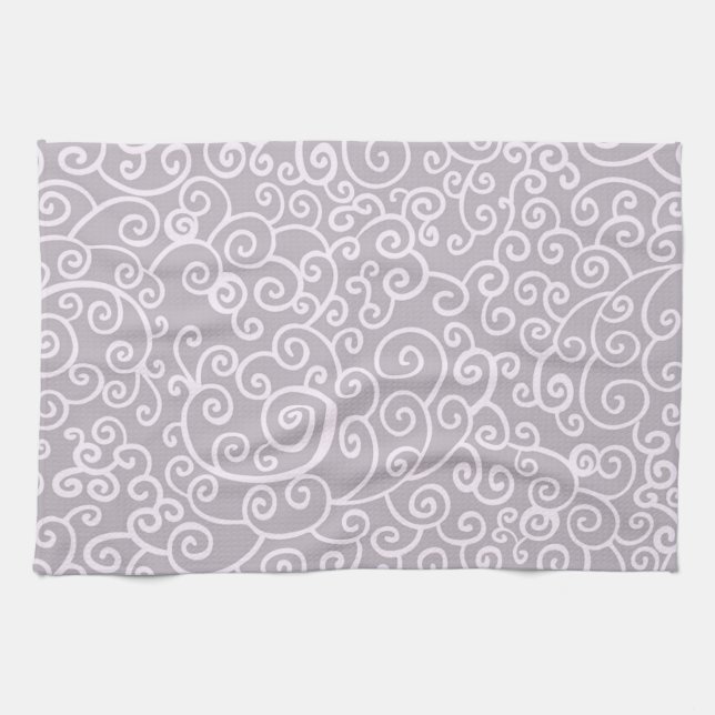 Abstract pattern kitchen towel (Horizontal)