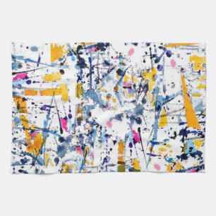 Abstract pattern kitchen towel