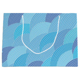 Abstract pattern large gift bag