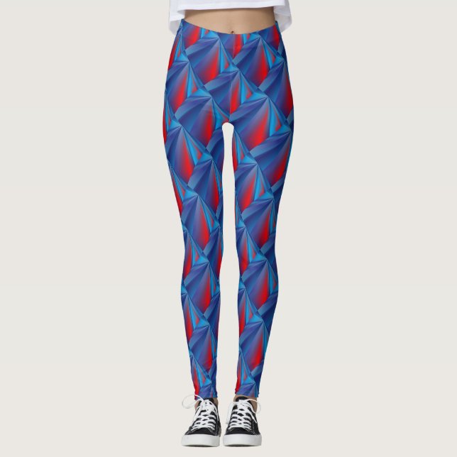 Abstract Pattern Leggings (Front)
