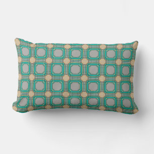 abstract pattern lumbar pillow