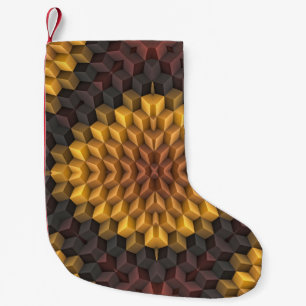 Abstract pattern manipulationabstract,art,artistic small christmas stocking