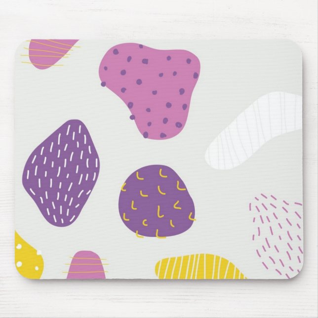 Abstract pattern mouse pad (Front)