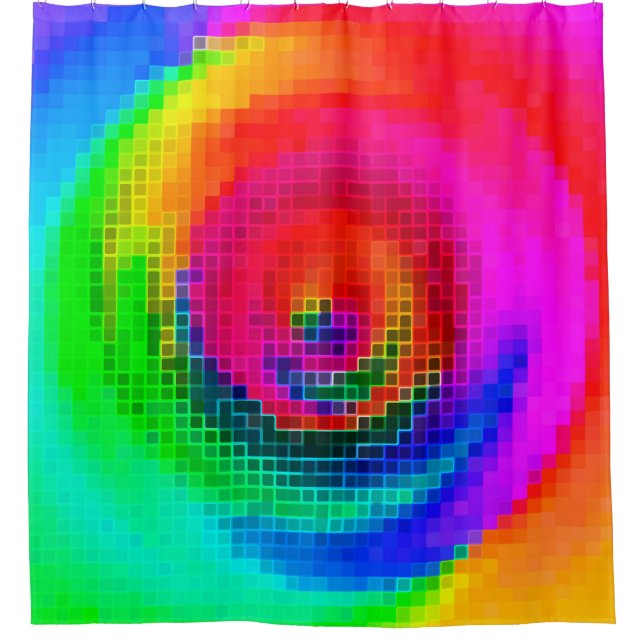 abstract pattern, multicolored geometric wallpaper (Front)