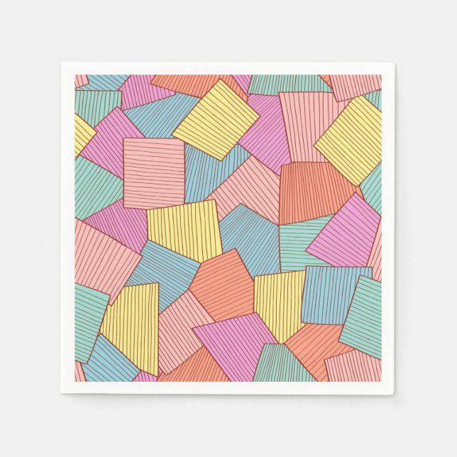 Abstract pattern napkin (Front)