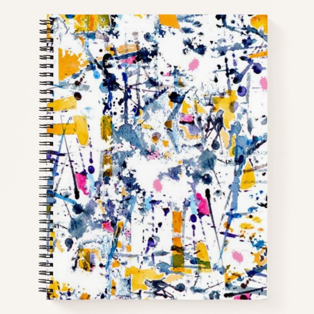 Abstract pattern notebook (Front)