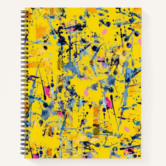 Abstract pattern notebook (Front)