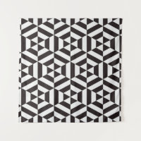 Abstract pattern of geometric hexagon seamless pat