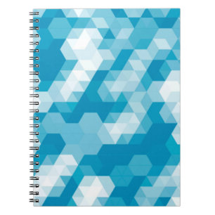 Abstract pattern of geometric shapes backgroundabs notebook