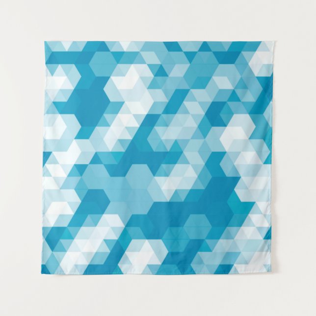 Abstract pattern of geometric shapes backgroundabs tapestry (Front)