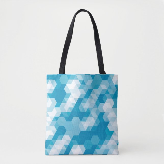 Abstract pattern of geometric shapes backgroundabs tote bag (Front)