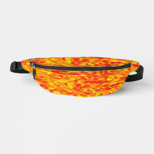 Abstract Pattern Orange Red Yellow Fanny Pack