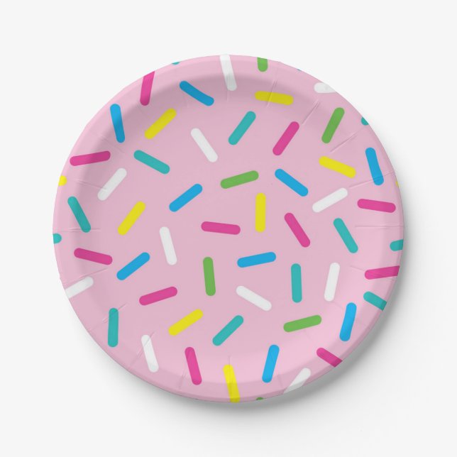Abstract pattern paper plate (Front)