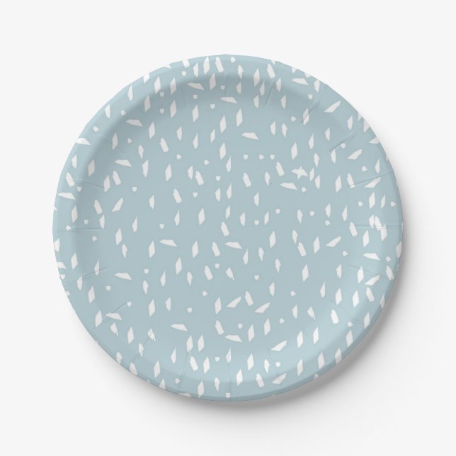 Abstract pattern paper plate (Front)