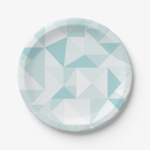 Abstract pattern paper plate