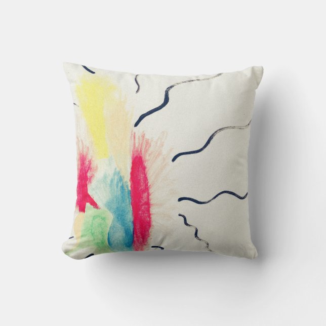 Abstract pattern pillow (Front)
