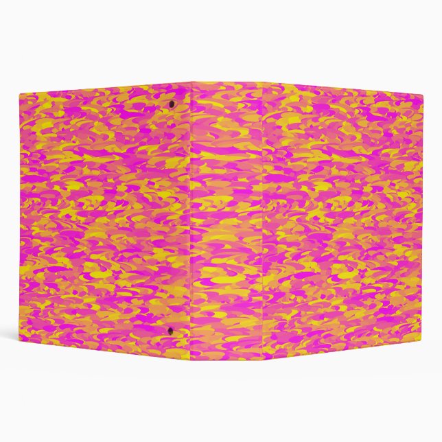 Abstract Pattern Pink Yellow Orange Binder (Background)