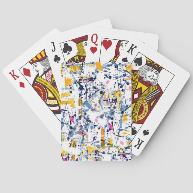 Abstract pattern playing cards (Back)
