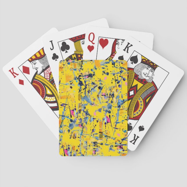 Abstract pattern playing cards (Back)