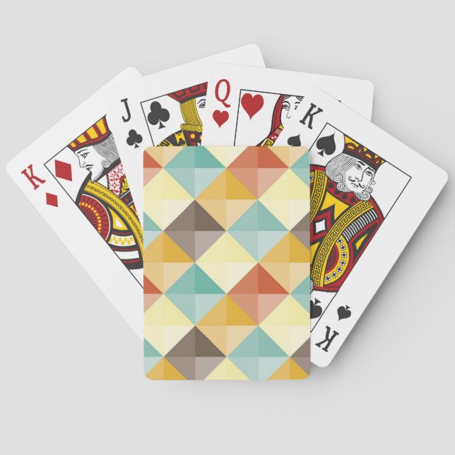 Abstract pattern playing cards (Back)