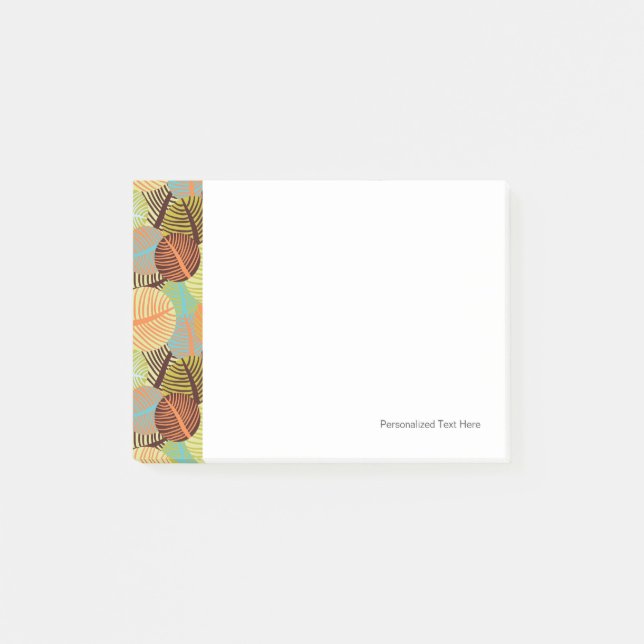 Abstract pattern post-it notes (Front)