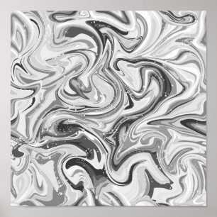 Abstract pattern poster