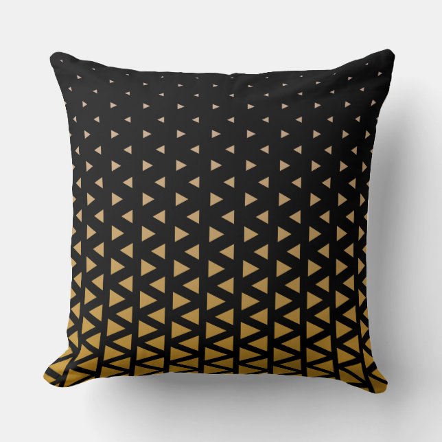 Abstract Pattern Print Style Throw Pillow (Front)