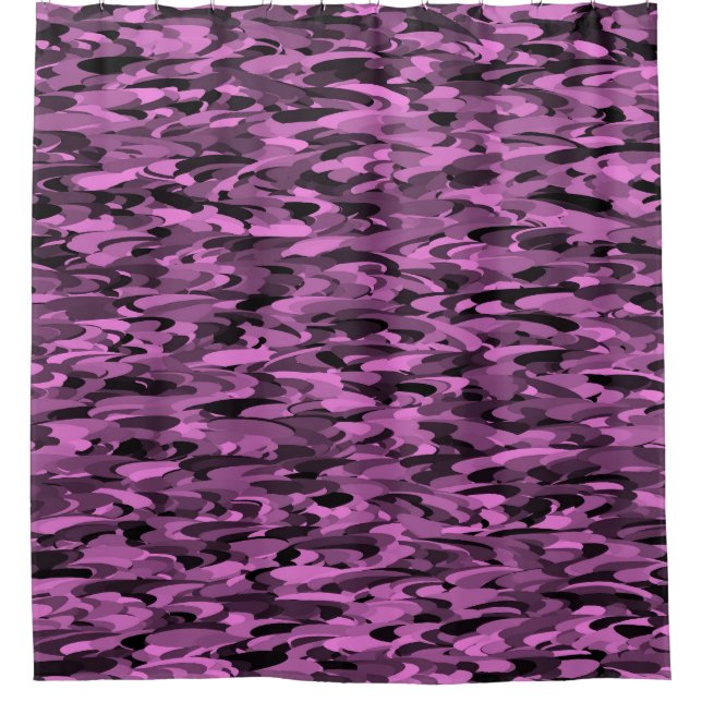 Abstract Pattern Purple Black (Front)