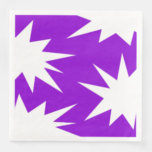 Abstract pattern - purple napkin