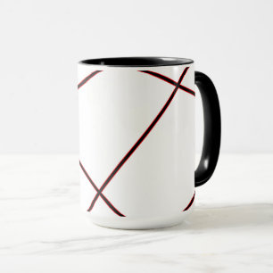 Abstract pattern - red mug